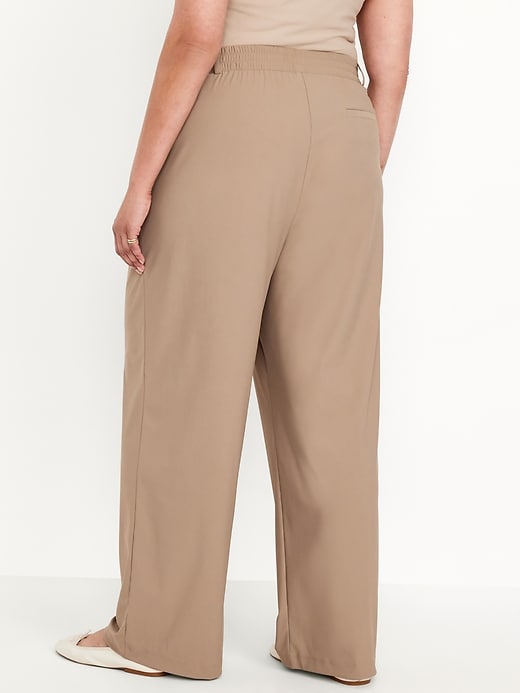 Image number 8 showing, High-Waisted SleekTech Trouser Pants