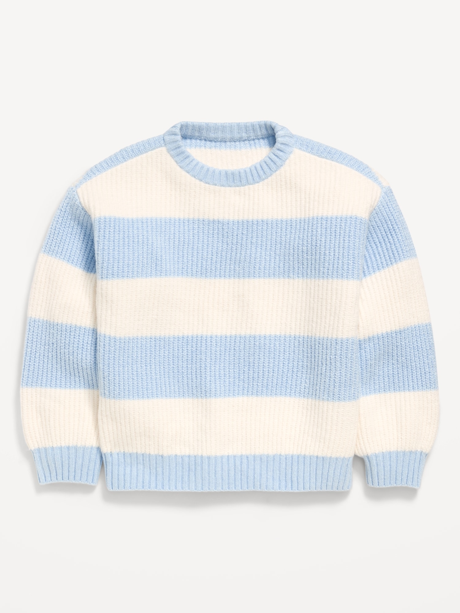 Oversized Crew-Neck Sweater for Girls