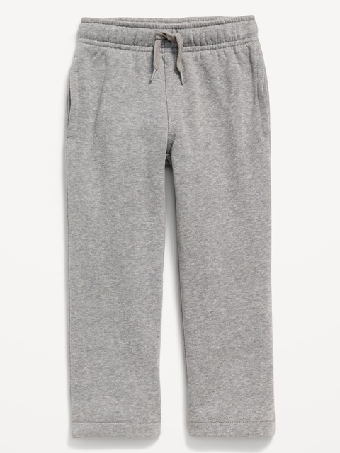 Favorite Fleece Straight-Leg Sweatpants for Toddler Boys - Dark Heather Gray