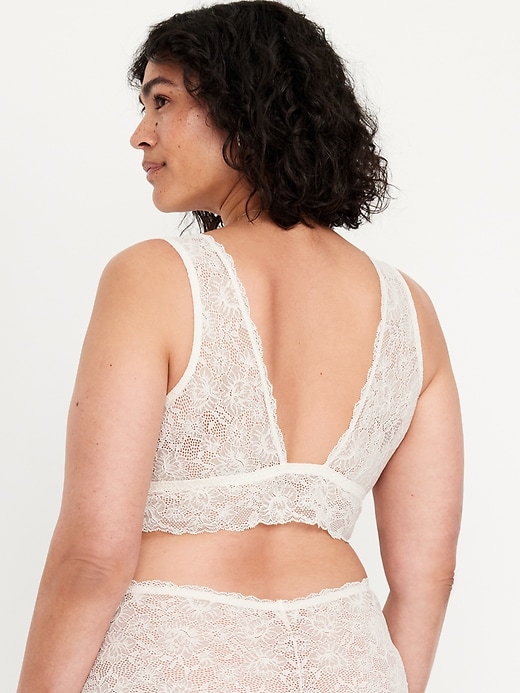Image number 8 showing, V-Neck Lace Bralette