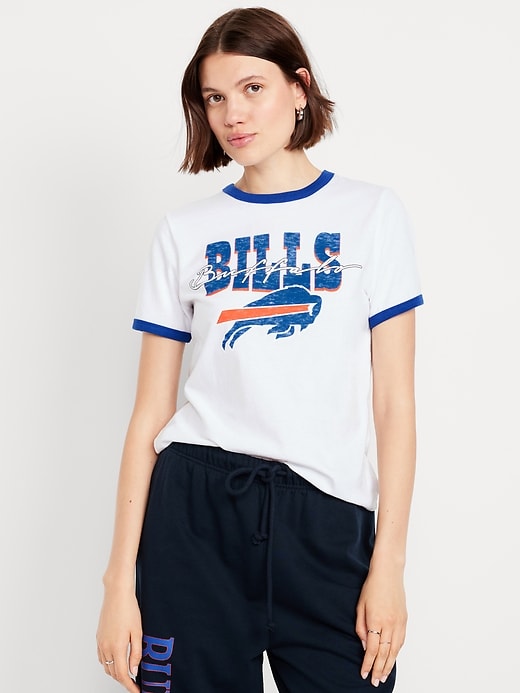 Image number 1 showing, NFL™ Buffalo Bills™ EveryWear Crew-Neck Ringer T-Shirt