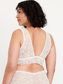 Image number 8 showing, V-Neck Lace Bralette