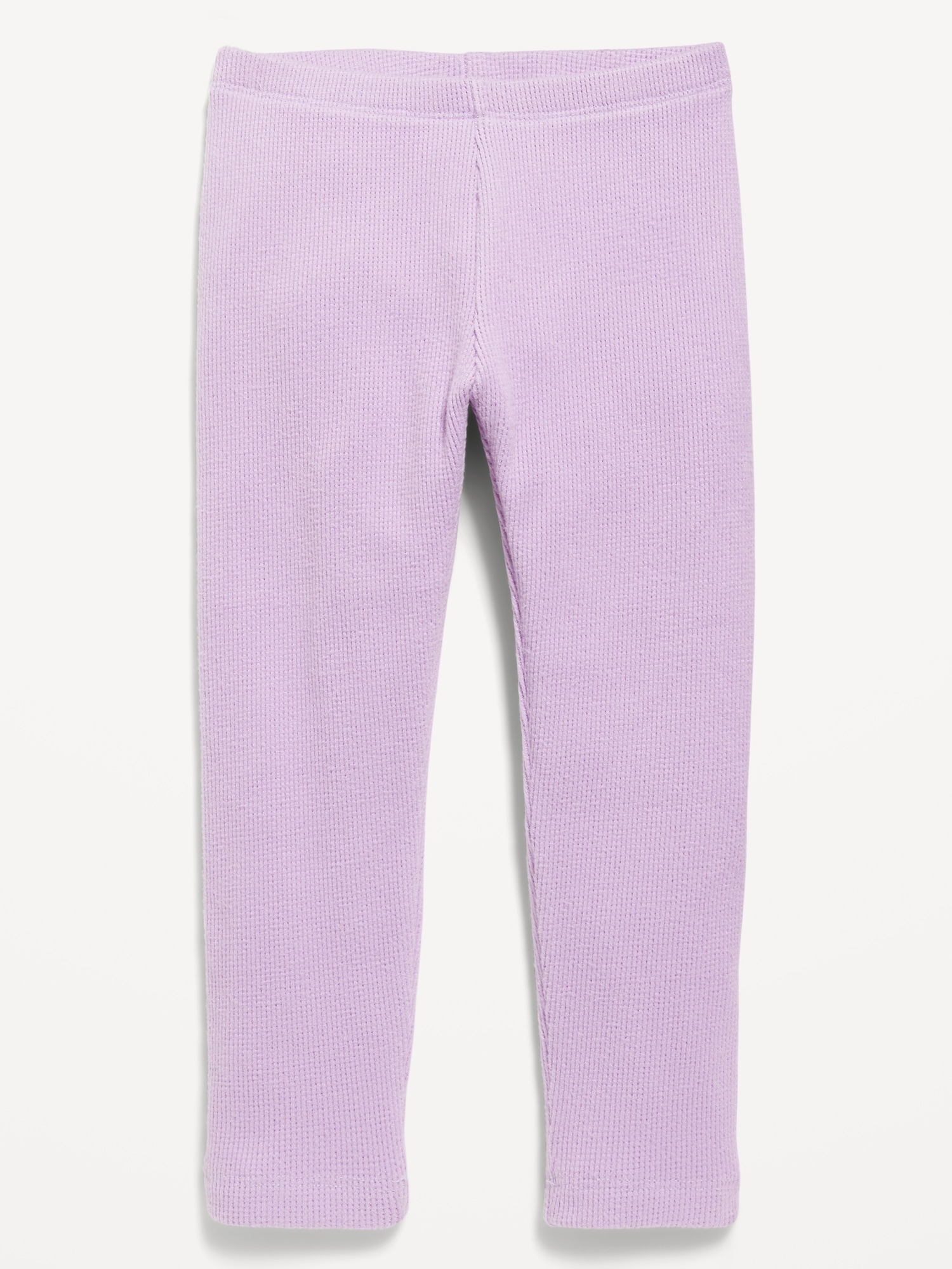 Printed Lettuce-Edge Leggings for Toddler Girls