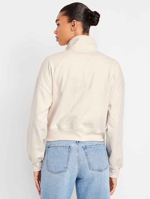 Image number 2 showing, NFL™ San Francisco 49ers™ Oversized Half-Zip Sweatshirt