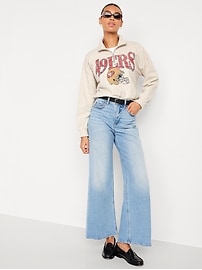 Image number 3 showing, NFL™ San Francisco 49ers™ Oversized Half-Zip Sweatshirt