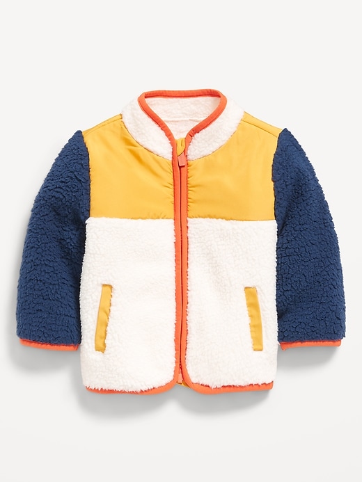 Image number 1 showing, Sherpa Zip-Front Jacket for Baby