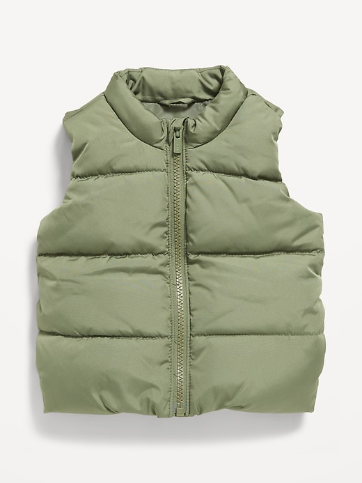 Image number 1 showing, Water-Resistant Frost-Free Puffer Vest for Baby