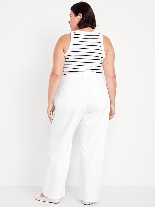 Image number 8 showing, Extra High-Waisted Wide-Leg Jeans