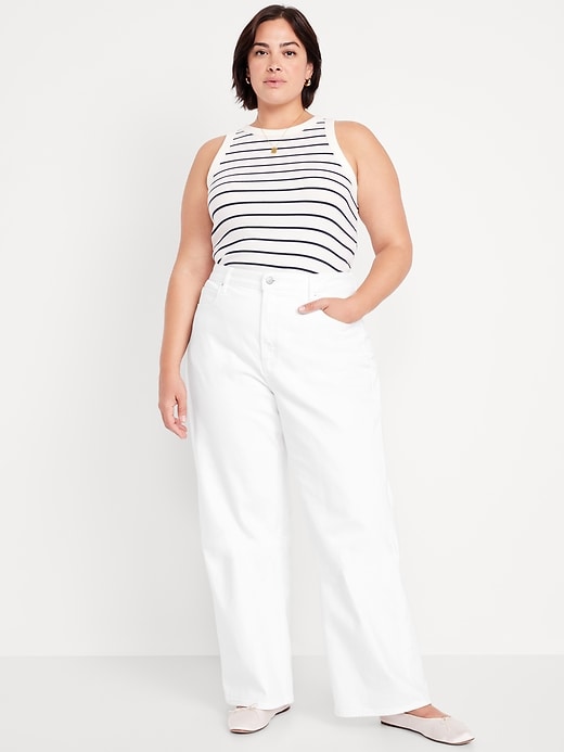 Image number 7 showing, Extra High-Waisted Wide-Leg Jeans