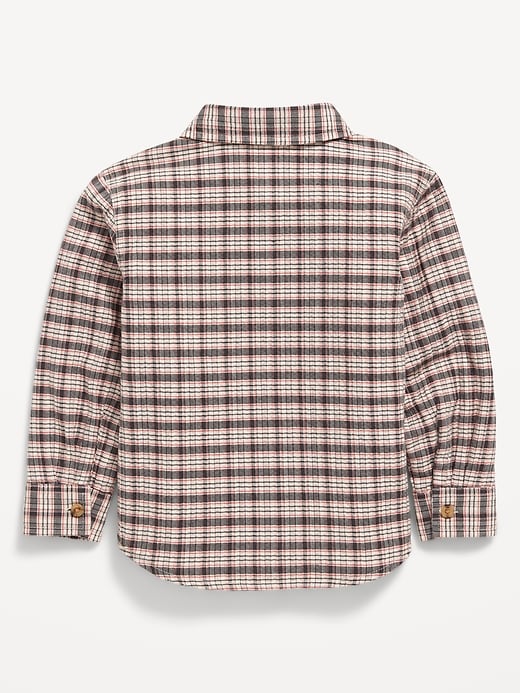 Image number 2 showing, Long-Sleeve Plaid Pocket Shirt for Baby
