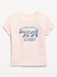 Image number 1 showing, Short-Sleeve Logo-Graphic T-Shirt for Girls