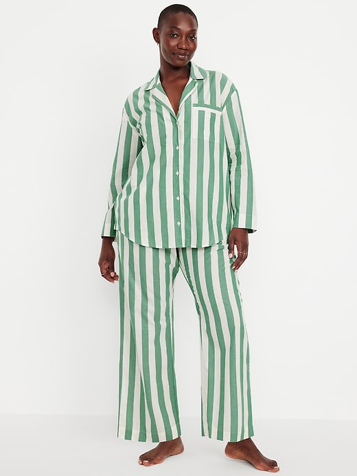 Image number 5 showing, Poplin Pajama Pant Set