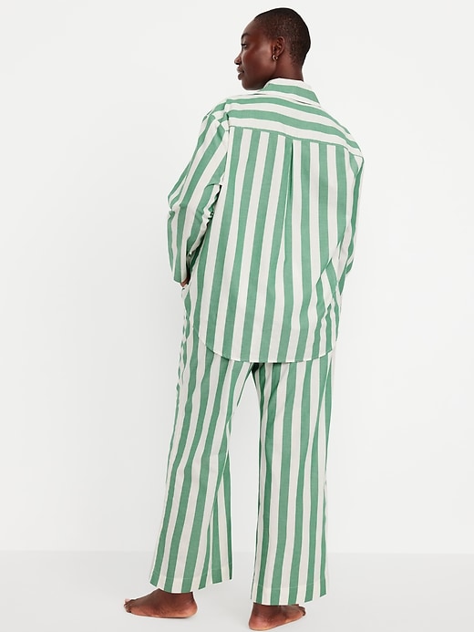 Image number 6 showing, Poplin Pajama Pant Set