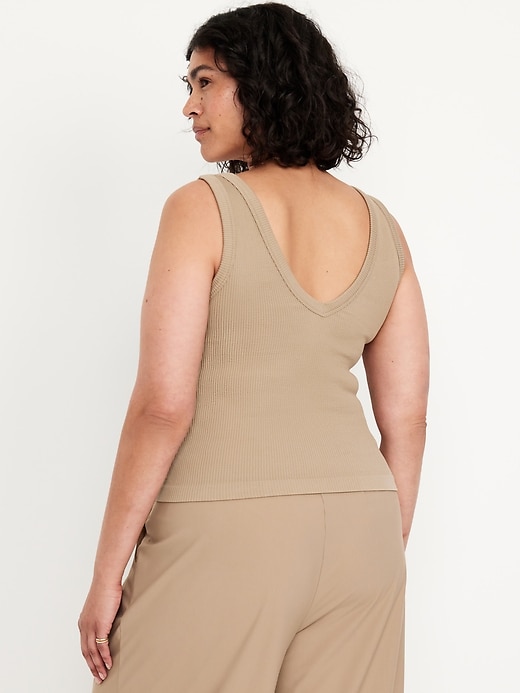 Image number 8 showing, Exhale Seamless Fitted Rib Tank