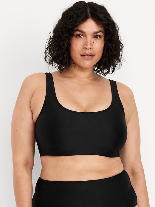 Image number 6 showing, Matte Scoop-Neck Bikini Swim Top
