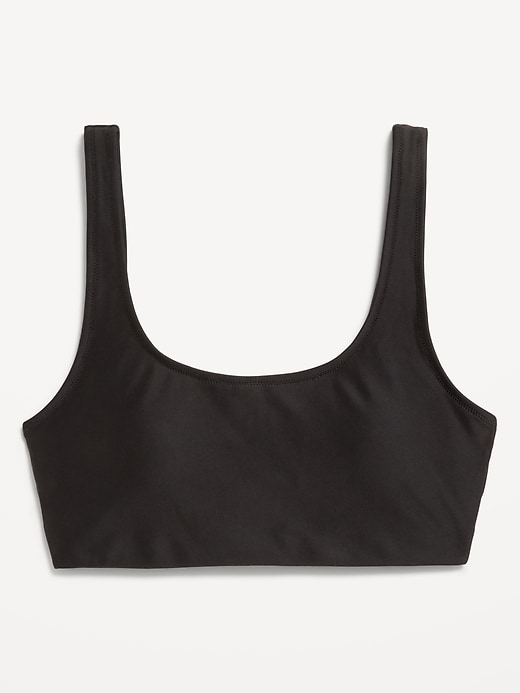 Image number 3 showing, Matte Scoop-Neck Bikini Swim Top