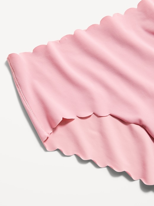 Image number 3 showing, Low-Rise No-Show Scalloped Hipster Underwear