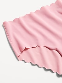 Image number 3 showing, Low-Rise No-Show Scalloped Hipster Underwear