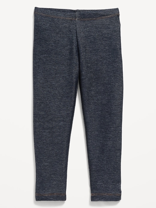 Image number 1 showing, Faux-Jean Leggings for Toddler Girls