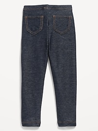 Image number 3 showing, Faux-Jean Leggings for Toddler Girls