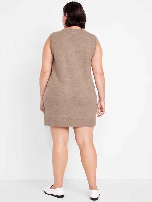 Image number 8 showing, SoSoft Sleeveless Mini Sweater Dress
