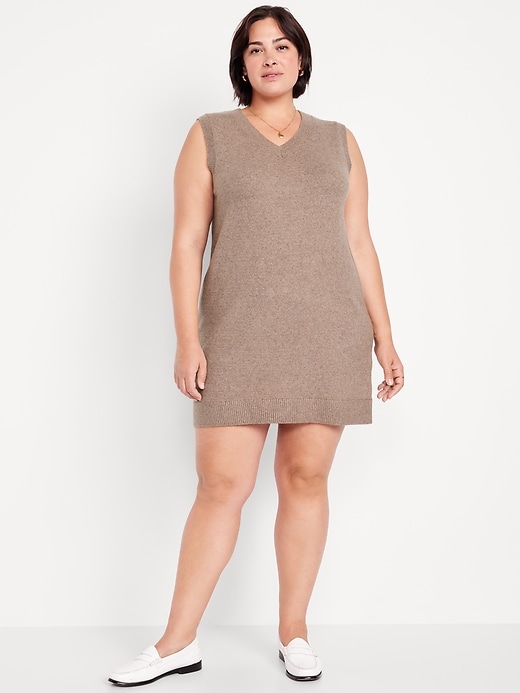 Image number 7 showing, SoSoft Sleeveless Mini Sweater Dress