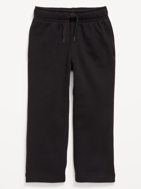 Favorite Fleece Straight-Leg Sweatpants for Toddler Boys - Black Jack