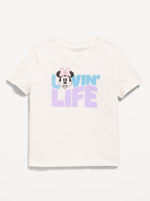 Disney© Minnie Mouse Graphic T-Shirt for Toddler Girls - Creme De La Creme