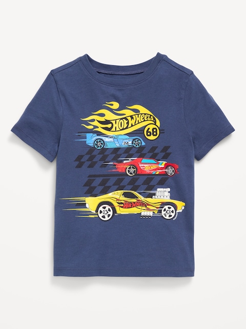 Hot Wheels™ Unisex Graphic T-Shirt for Toddler - Pacific Blue