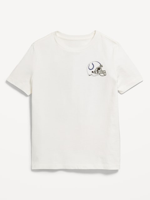 NFL™ Indianapolis Colts™ Gender-Neutral Graphic T-Shirt for Kids - Indianapolis Colts (Sea Salt White)