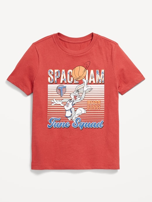 Image number 1 showing, Space Jam™ Gender-Neutral Graphic T-Shirt for Kids