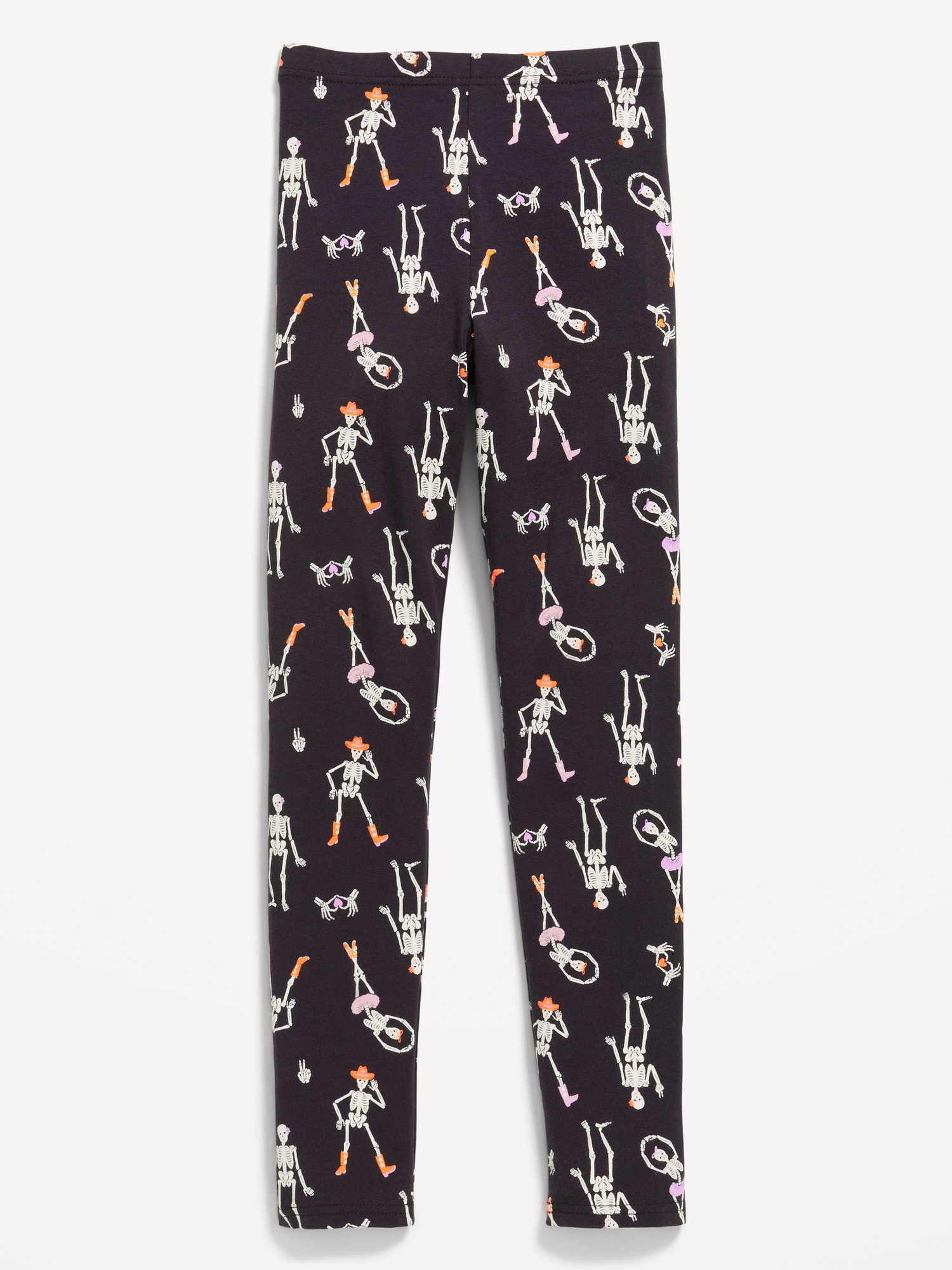 High-Waisted Side Ruched Leggings for Girls