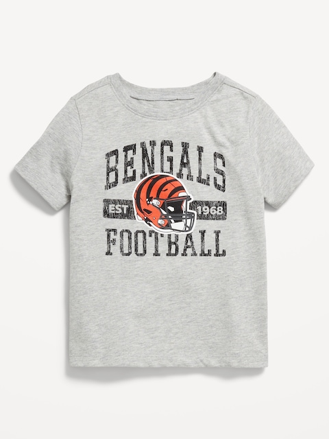 Cincinnati Bengals Unisex Graphic T-Shirt for Toddler - Cincinnati Bengals (Heather Gray)