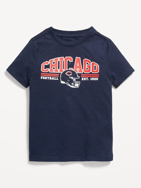 Chicago Bears Unisex Graphic T-Shirt for Toddler - Chicago Bears (Black)