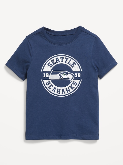 Seattle Seahawks Unisex Graphic T-Shirt for Toddler - Seattle Seahawks (Blue)