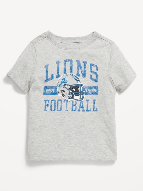 Detroit Lions Unisex Graphic T-Shirt for Toddler - Detroit Lions (Light Gray)