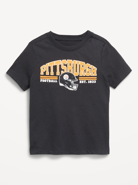 Pittsburgh Steelers Unisex Graphic T-Shirt for Toddler - Pittsburgh Steelers (Black)