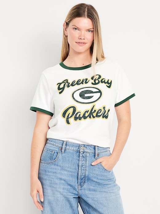 Image number 4 showing, NFL™ Green Bay Packers™ EveryWear Crew-Neck Ringer T-Shirt
