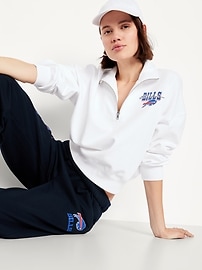 Image number 3 showing, NFL™ Buffalo Bills™ Oversized Half-Zip Sweatshirt