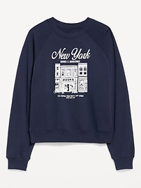Image number 4 showing, SoComfy Oversized Graphic Raglan Sweatshirt