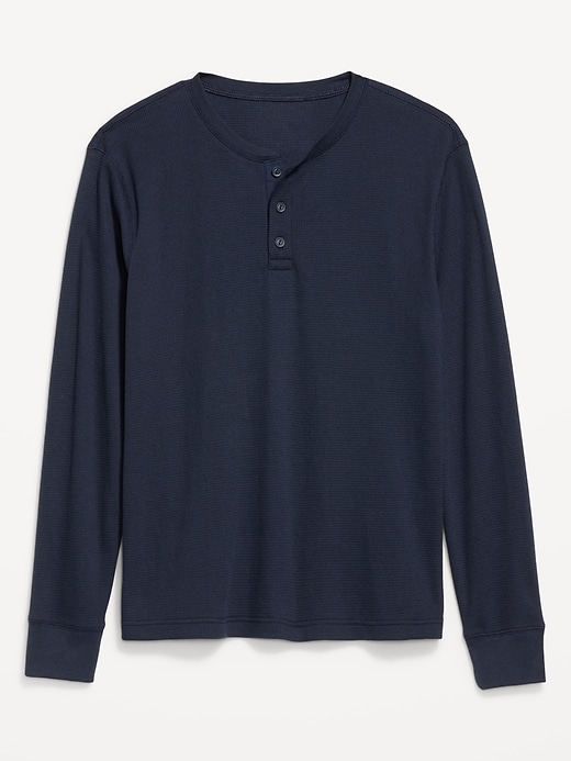 Image number 3 showing, Waffle Henley T-Shirt