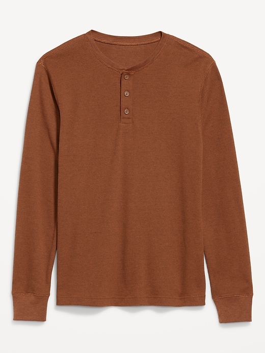 Image number 4 showing, Waffle Henley T-Shirt
