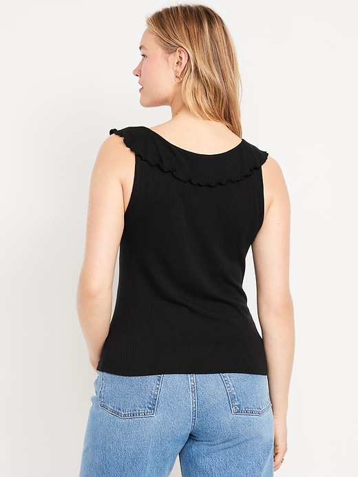 Image number 5 showing, Sleeveless Ruffle Top