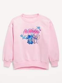 Image number 3 showing, Disney© Lilo & Stitch Oversized Graphic Tunic Sweatshirt for Girls