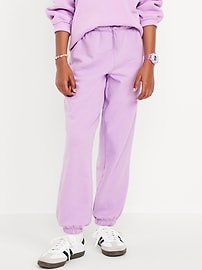 Image number 1 showing, Favorite Fleece High-Waisted Jogger Sweatpants for Girls