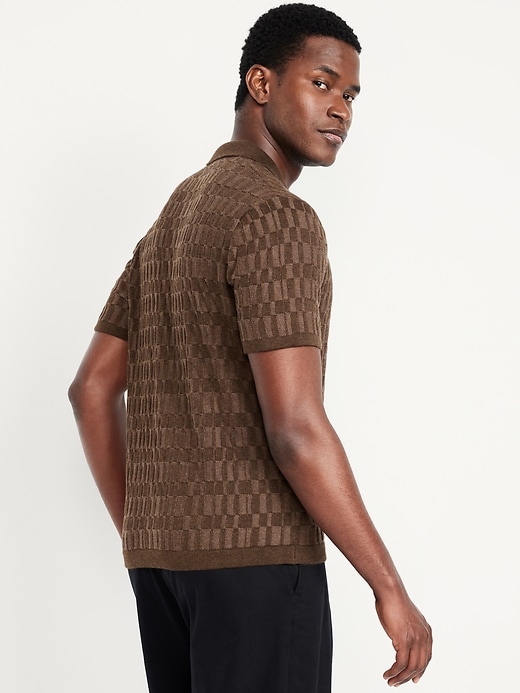 Image number 2 showing, Short-Sleeve Sweater-Knit Polo