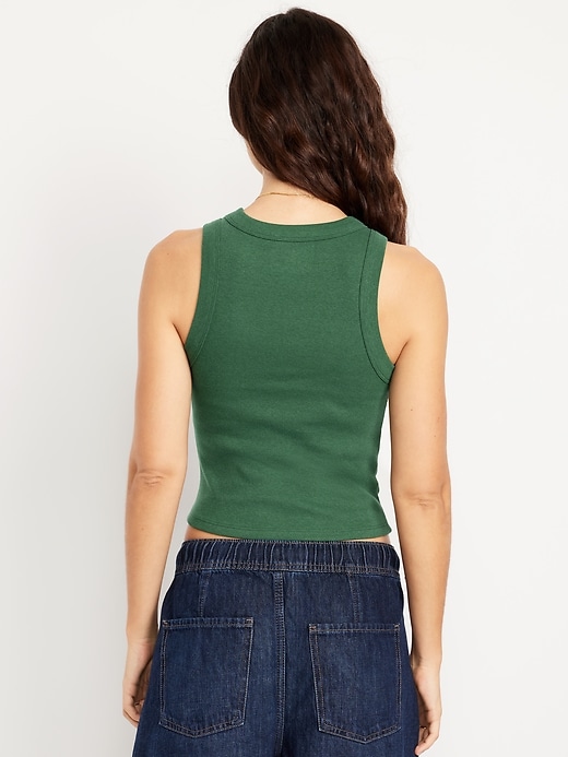 Image number 2 showing, Snug Crop Tank Top