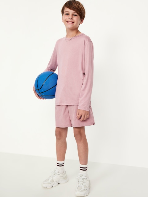 Above Knee StretchTech Shorts for Boys - Woodrose