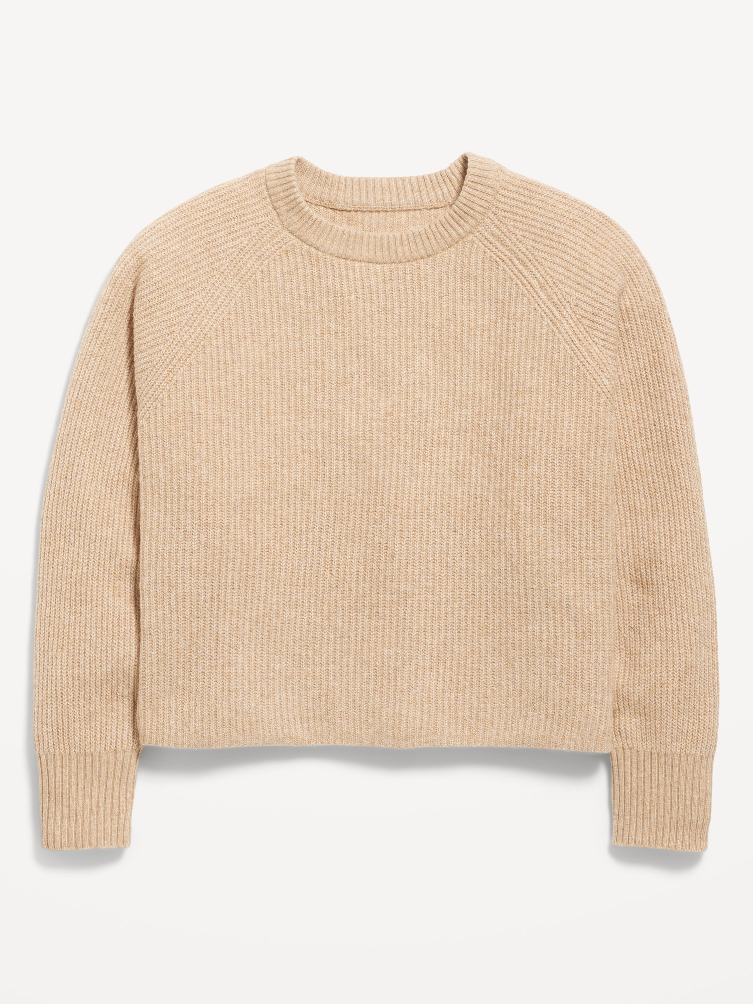 SoSoft Long-Sleeve Ribbed Sweater for Girls