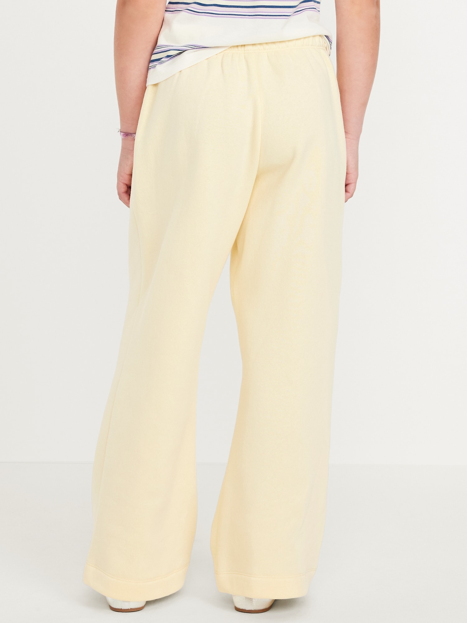 Favorite Fleece High-Waisted Wide-Leg Sweatpants for Girls